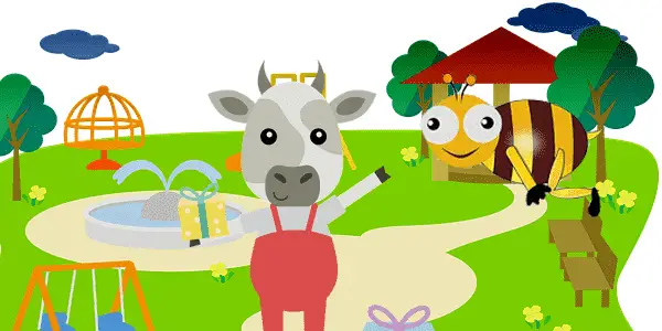 البقرة الحنونة والنحلة المغرورة – قصص أطفال