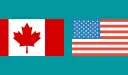 مساحة كندا وامريكا
